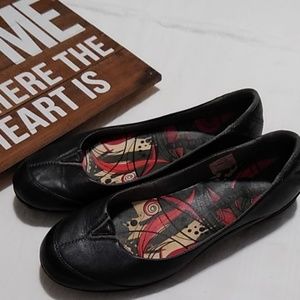 Merrell Black Ballet Flats Leather 7 Shoes